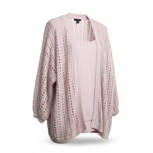 Alfani 2X t-shirt and cardigan combo